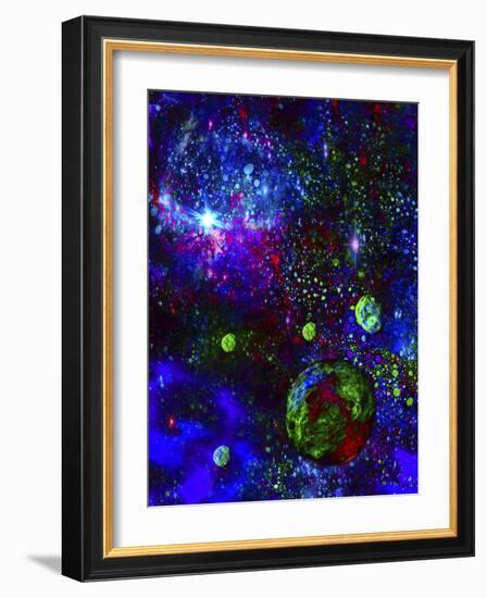 Space Gypsies-MusicDreamerArt-Framed Giclee Print