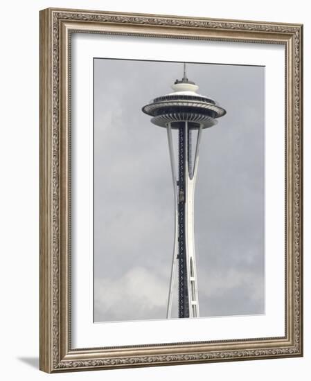 Space Needle, 520 Ft Tall, Seattle, Washington State, United States of America, North America-De Mann Jean-Pierre-Framed Photographic Print