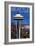 Space Needle Aerial View - Seattle, WA-Lantern Press-Framed Art Print