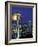 Space Needle and Full Moon, Seattle, Washington, USA-William Sutton-Framed Photographic Print