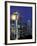 Space Needle and Full Moon, Seattle, Washington, USA-William Sutton-Framed Photographic Print