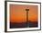 Space Needle and Olympic Mountains at Dusk, Seattle, Washington, USA-David Barnes-Framed Photographic Print