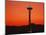 Space Needle at Sunset, Seattle, Washington, USA-David Barnes-Mounted Photographic Print