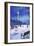 Space Needle in Snow, Seattle, WA-Lantern Press-Framed Art Print