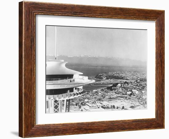 Space Needle Overlooking World's Fair-null-Framed Photographic Print