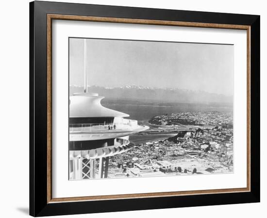 Space Needle Overlooking World's Fair-null-Framed Photographic Print