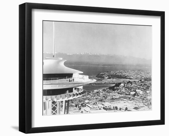 Space Needle Overlooking World's Fair-null-Framed Photographic Print
