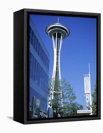 Space Needle, Seattle, Washington State, USA-J Lightfoot-Framed Premier Image Canvas