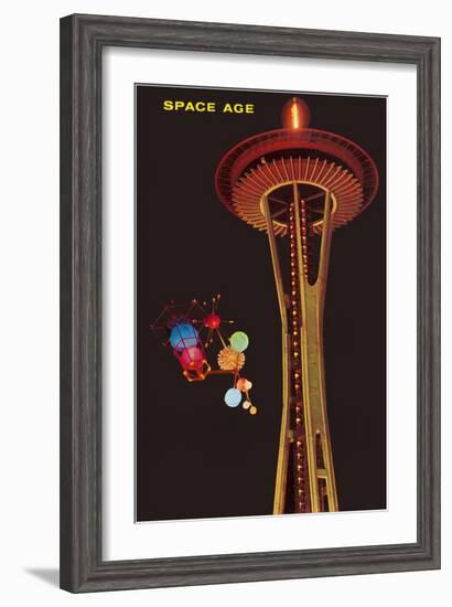 Space Needle, Seattle, Washington-null-Framed Art Print