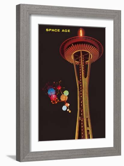 Space Needle, Seattle, Washington-null-Framed Art Print