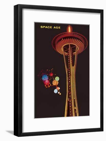 Space Needle, Seattle, Washington-null-Framed Art Print