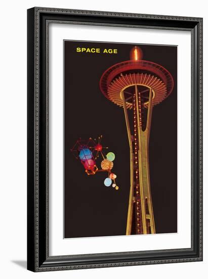 Space Needle, Seattle, Washington-null-Framed Art Print