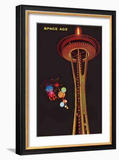 Space Needle, Seattle, Washington-null-Framed Art Print