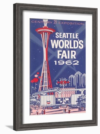 Space Needle, Seattle World's Fair-null-Framed Art Print