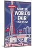 Space Needle, Seattle World's Fair-null-Mounted Art Print