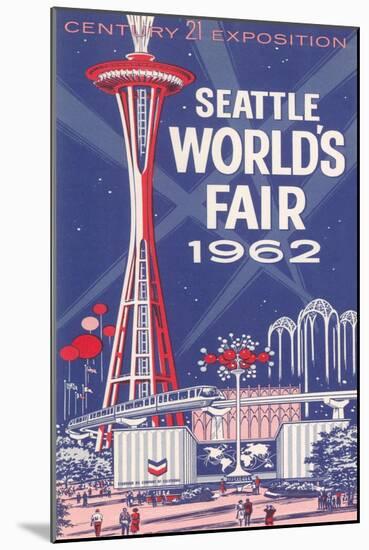 Space Needle, Seattle World's Fair-null-Mounted Art Print