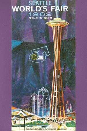 Posters Space Needle Wall & Paintings Prints, Art: