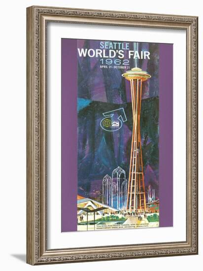 Space Needle, Seattle World's Fair-null-Framed Art Print