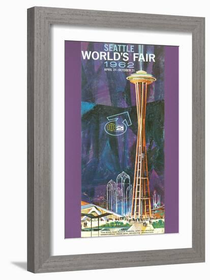 Space Needle, Seattle World's Fair-null-Framed Art Print