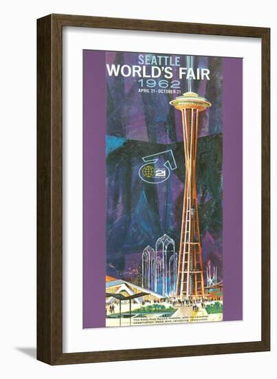 Space Needle, Seattle World's Fair-null-Framed Art Print