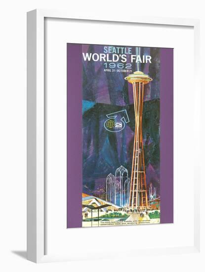 Space Needle, Seattle World's Fair-null-Framed Art Print