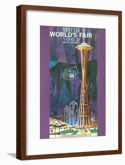 Space Needle, Seattle World's Fair-null-Framed Art Print