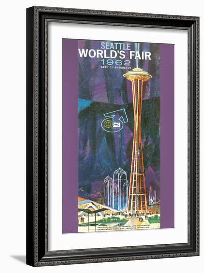 Space Needle, Seattle World's Fair-null-Framed Art Print