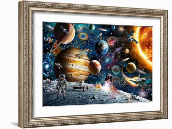 Space Odyssey-Adrian Chesterman-Framed Art Print