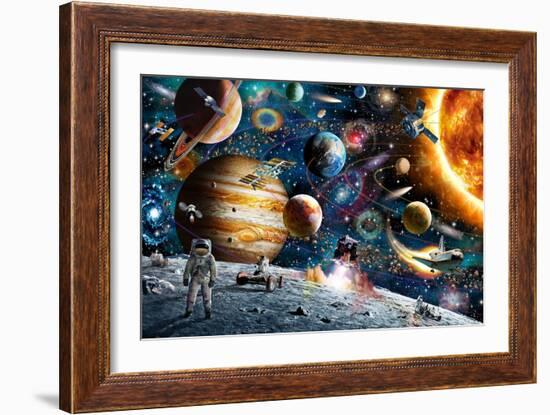 Space Odyssey-Adrian Chesterman-Framed Art Print