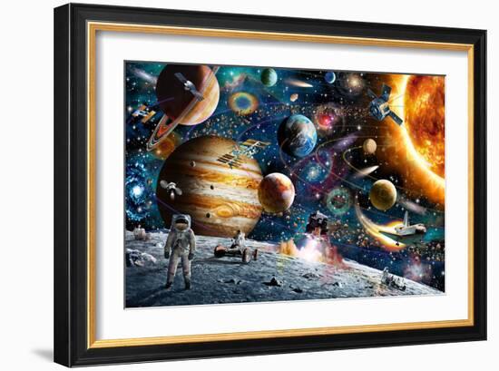 Space Odyssey-Adrian Chesterman-Framed Art Print