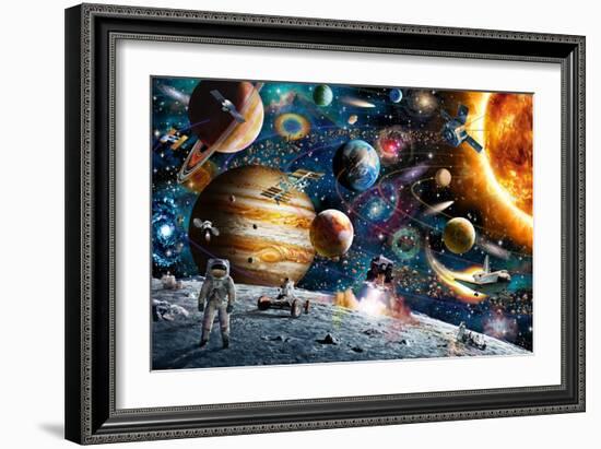 Space Odyssey-Adrian Chesterman-Framed Premium Giclee Print