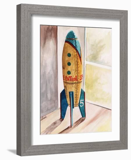 Space Patrol-Jennifer Redstreake Geary-Framed Art Print