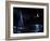 Space Rocket And Ringed Planet, Artwork-Richard Bizley-Framed Photographic Print