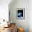 Space Scene with Two Planets-frenta-Framed Photographic Print displayed on a wall