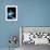 Space Scene with Two Planets-frenta-Framed Photographic Print displayed on a wall