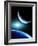 Space Scene with Two Planets-frenta-Framed Photographic Print