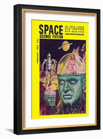 Space Science Fiction, February 1853--Framed Art Print