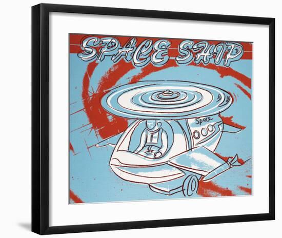 Space Ship, c.1983-Andy Warhol-Framed Giclee Print