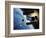 Space Shuttle and Earth-David Bases-Framed Photographic Print