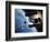 Space Shuttle and Earth-David Bases-Framed Photographic Print