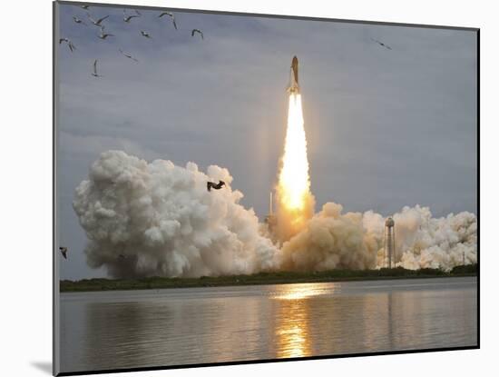 Space Shuttle Atlantis Lifts Off from the Kennedy Space Center, Florida-Stocktrek Images-Mounted Photographic Print