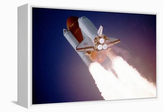 Space Shuttle Atlantis Takes Flight on its Sts-27 Mission on December 2, 1988, 9:30 A.M. EST-null-Framed Stretched Canvas