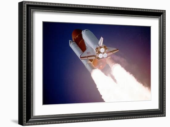 Space Shuttle Atlantis Takes Flight on its Sts-27 Mission on December 2, 1988, 9:30 A.M. EST-null-Framed Photo