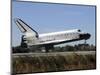 Space Shuttle Atlantis Touches Down at Kennedy Space Center, Florida-null-Mounted Photographic Print