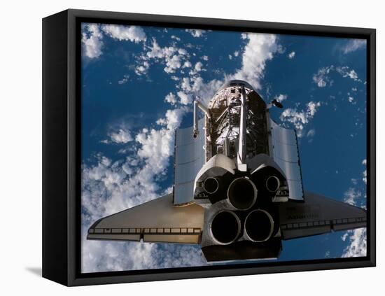 Space Shuttle Atlantis-Stocktrek Images-Framed Premier Image Canvas