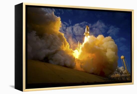 Space Shuttle Atlantis-null-Framed Premier Image Canvas