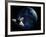 Space Shuttle Backdropped Against Earth-Stocktrek Images-Framed Photographic Print