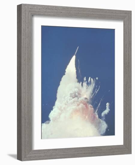 Space Shuttle Challenger Disaster-null-Framed Photo