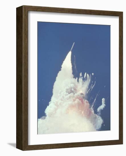 Space Shuttle Challenger Disaster-null-Framed Photo