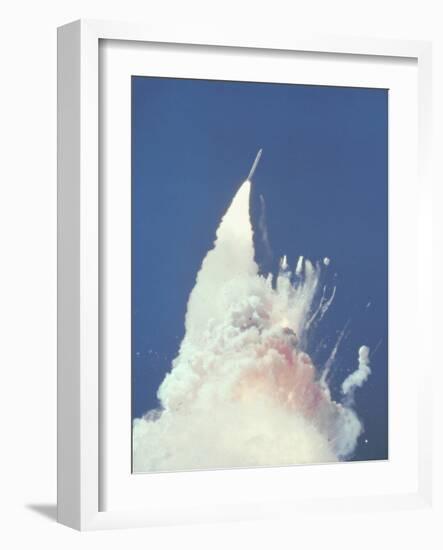 Space Shuttle Challenger Disaster-null-Framed Photo